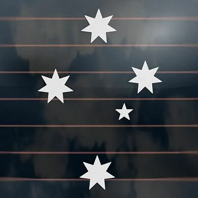 SOUTHERN CROSS Sticker 220mm Aussie Stars Flag Bns Car Window Decal • $9