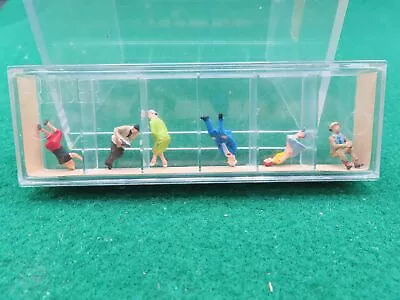 Vintage Ho Preiser # 225- 21 Miniature Sitting Figures In Original Box. • $7