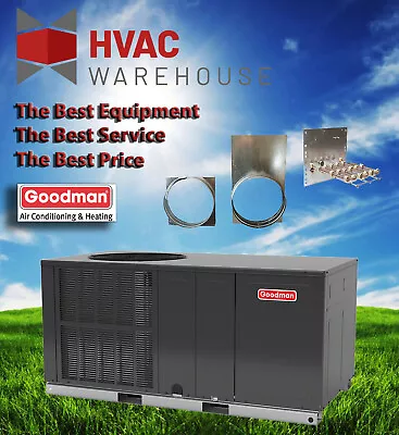 2 Ton 13.4 SEER2 Goodman AC Package Unit GPCH32441 (Not A Heat Pump) • $2934