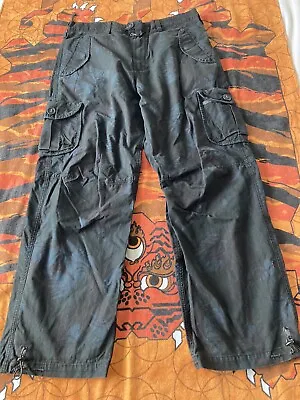 Maharishi Black Sikh Camo Snopant Trousers Combats Size L • £99.99