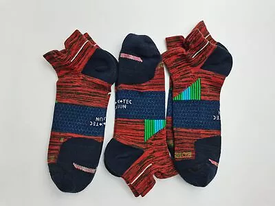 3 Pairs Bombas Men's Merino Wool Blend Running Ankle Socks Size-XL • $29