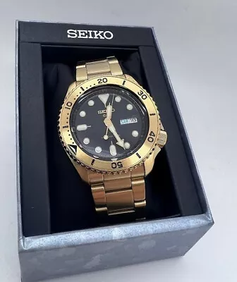 Seiko 5 Sports Automatic With Manual Winding Capability Watch SRPK18 • $248.99