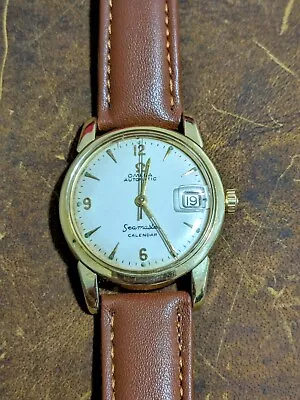 Vintage Omega Seamaster Hand Wound Mechanical Watch 35mm • $400