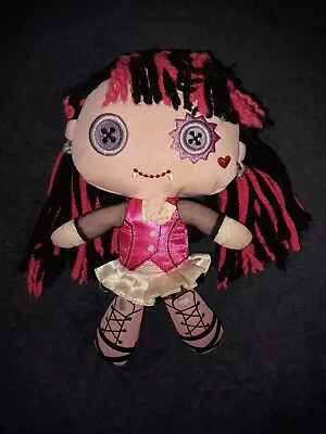 MONSTER HIGH DRACULARA Button Eyes 9  Yarn Hair Rag Doll Plush • $45