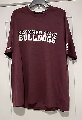 Adidas  Mississippi State Bulldogs Football NCAA Training T Shirt 2XL • $24.99