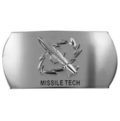 Genuine U.s. Navy Enlisted Specialty Belt Buckle: Missile Technician: Mt • $29.99