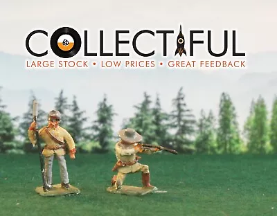 Vintage - 2x Miniature Civil War Lead Figures  - Soldiers With Rifles🔥13 • $2.99