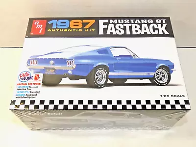 New Sealed AMT 1967 MUSTANG GT FASTBACK 1:25 Authentic Model NIB • £28.85