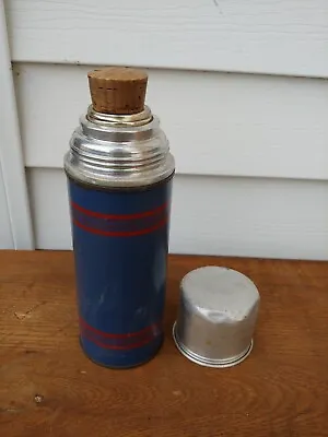 Vintage Keapsit The American Thermos Vacuum Bottle OriginalCork Top • $24.99