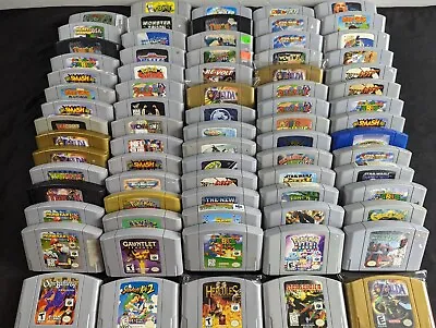 N64G - Nintendo 64 N64 Video Games (MAKE YOUR OWN BUNDLE)(PICK YOUR GAMES) • $39.25