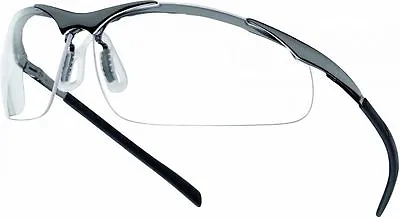 £26.65 • Buy Bolle Contour CONTMPSI Metal Frame Safety Glasses Clear Lens - 2,5 Or 10 Pairs