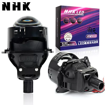 NHK MIni Bi LED Projector Lens 3.0'' Headlight 6000K Universal Retrofit LHD RHD • $119.99