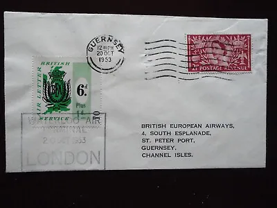 £0.35 • Buy Guernsey 1953 BEA Flight Cover