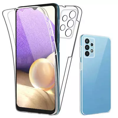 $5.16 • Buy For Samsung S21 S22 S23 Ultra S20 FE A53 A52S Clear Cover+Rugged Back 360° Case