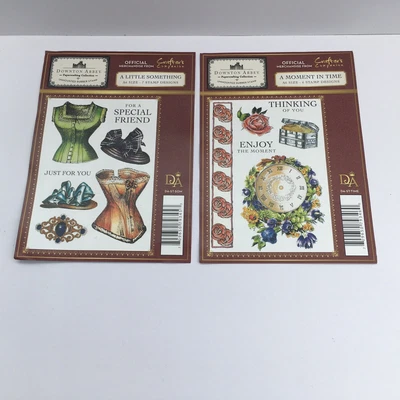 £0.99 • Buy Crafters Companion Downtown Abbey Stamps A Little Something & A Moment In Time.