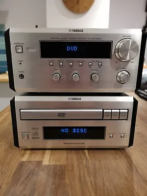 Yamaha DVD-E600MK2 & RX-E600MK2 Mini HiFi - Natural Stereo Receiver DVD Player • £135