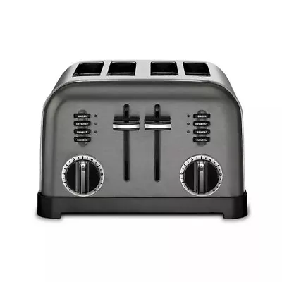 Cuisinart 4-Slice Classic Toaster - Black Stainless Steel - CPT-180BKSP1 • $63.50