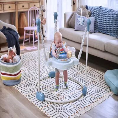 Baby Twirl-And-Bounce Activity Center Play Center Adjustable Height Easy Clean • $81.84