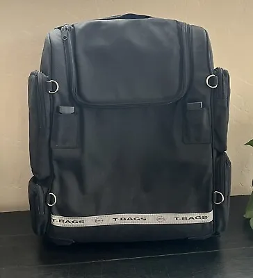 T-Bags Motorcycle Luggage Bag With Straps Multiple Pockets Black Model TBU800 • $75