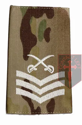 £6 • Buy Pair SGT MULTICAM MTP PTI Rank Slides Sergeant ( Physical Training Instructor