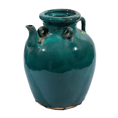 Vintage Green Oil Pot Large • $215.60