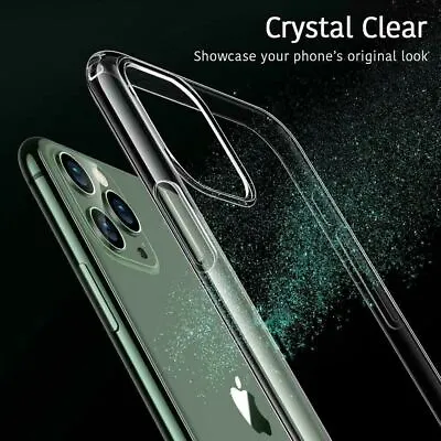 Fit IPhone 11 Pro Max Case Clear X Xr Xs 5 5s 6 6s 7 8 Plus Cover Soft Thin Slim • $7.99