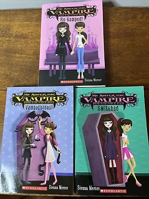 My Sister The Vampire Kids Chapter Books Series By Sienna Mercer Lot Of 3 YA • $6.95