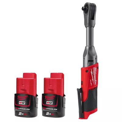 £230 • Buy Milwaukee M12FIR38LR-0 12V FUEL 3/8  Long Reach Ratchet With 2 X 2.0Ah Batteries