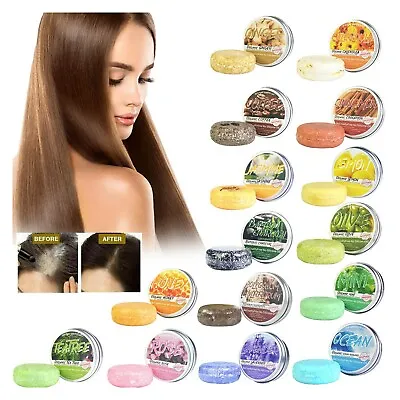 60g Vegan Shampoo Bar Hair Solid Shampoo Hair Soap Dry Damaged Hair Men & Women • $13.99