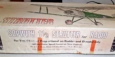 Veron 1 1/2 Strutter Scale Biplane 48  Balsa Model Kit Like Veron • £149.95