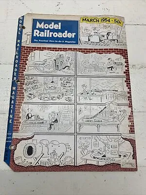 Model Railroader Magazine March 1954 • $19.99