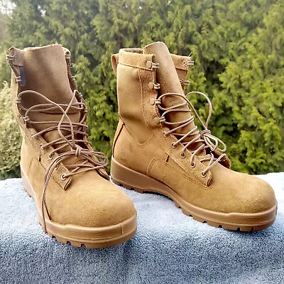 Altama Military Waterproof Gore-tex Coyote Brown Combat Boots Mens Size 8.5 W • $39.99