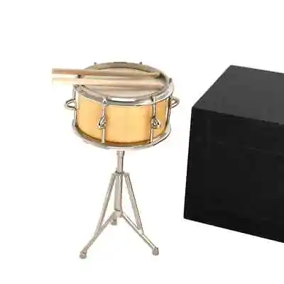 Miniature Musical Instrument Model Dollhouse 9cm Miniature Snare Drum • $29.65