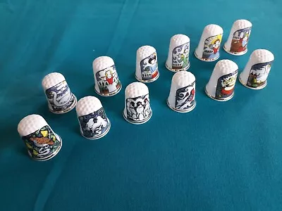 £9.99 • Buy Birchcroft Christmas Thimbles Set - 12 Days Of Christmas