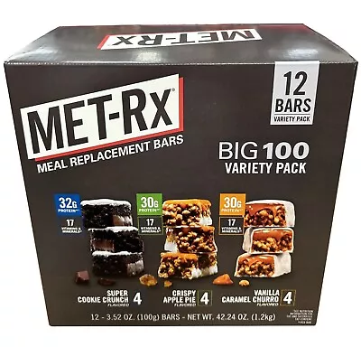 Met-RX Variety 12 Bars - 3.52 Oz Net Wt 42.24 Big 100 • $38.50