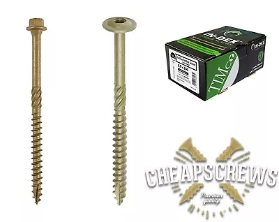 Timber Frame Construction Screw - Landscape Exterior Screws For Sleeper Decking • £7.05