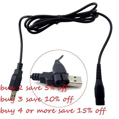 $4.44 • Buy Cable Electric Shaver Power Cord USB Charger For Philips OneBlade Shaver A00390