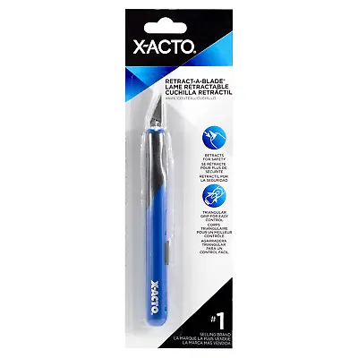 X-ACTO X3204 Blue Retract-a-Blade Knife Handle • $10.99