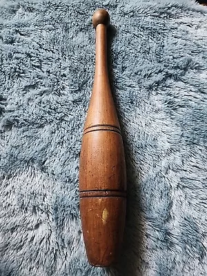 Vintage 1900s 16   1lb Juggling Pin • Wooden Indian Club • $35