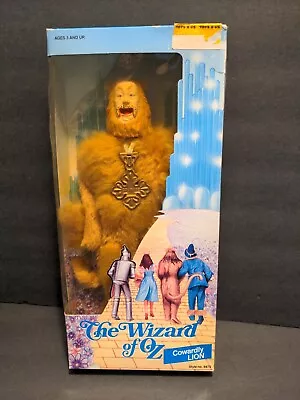 The Wizard Of Oz Cowardly Lion 12  Doll Courage Medal 1988 Multi Toys New In Box • $15