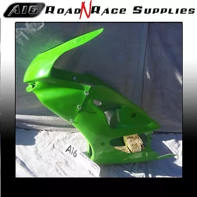 Kawasaki ZX6R 2000-2002 J1 J2 A1P A16 Green RACE FAIRING & SEAT With Dzus Fitted • £399.99