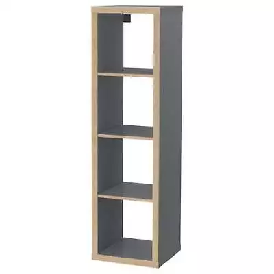 Ikea Kallax 4 Shelf Wooden Bookcase Storage Display Shelves Rack Shelving Unit • £89.99