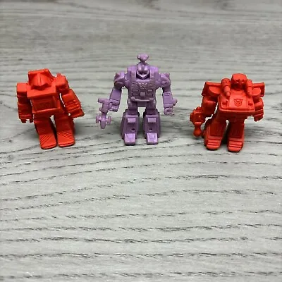 Vintage Transformers G1 Decoys Lot Of 3 1987 Hasbro RED 8 And 24 Purple 41 • $27.95