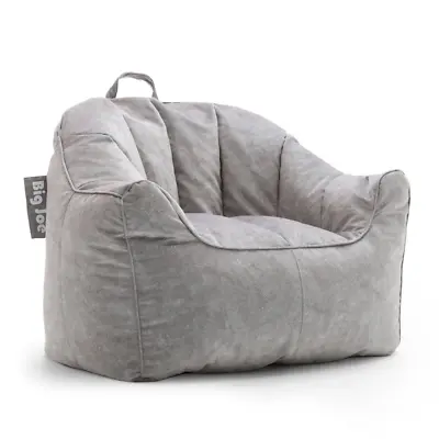 $83.86 • Buy Big Joe Hug Leather Bean Bag Chair, Lunar Gray