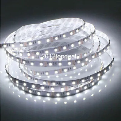 16ft 5630 Super Bright Waterproof 300 LED Strip Light DC12V 6A W/3M Tape Lamp US • $6.93