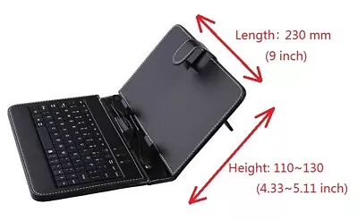 $13.95 • Buy USB Keyboard Case Cover For 7  Amazon Kindle Fire W/ Alexa 9th 2019 / XGODY T702