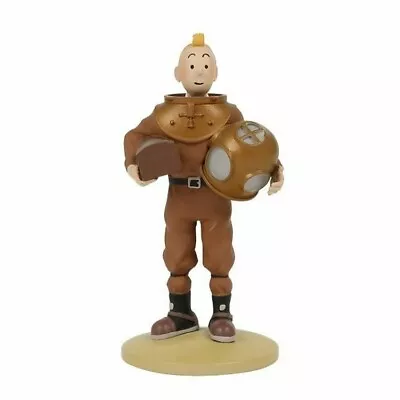 Tintin Diver In Scaphandre Suit Polyresin Figurine Official Moulinsart Product • $33.99