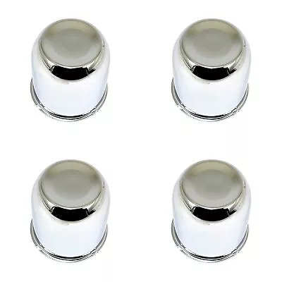 4x Gorilla Chrome Wheel Center Hub Caps 3-5/8 OD 3-1/4 Hub Push-Thru • $26