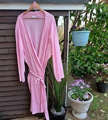 Ladies Yours Pink Dressing Gown Size 38/40 • £6.99