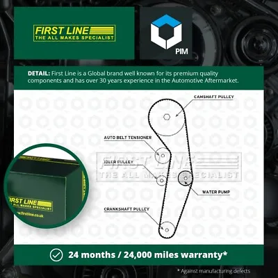 Timing Belt & Water Pump Kit Fits VW TOURAN 1T 2.0D 05 To 10 BMM Set Firstline • $99.99
